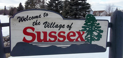 Village of Sussex Sign