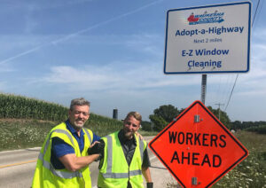 E-Z Window cleaning Mission Statement Adopt a Highway waukesha