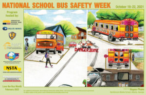 2021 National School Bus Safety Week Poster Winner