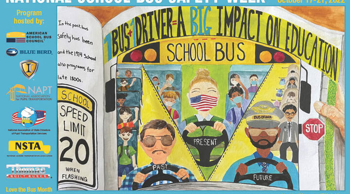 National School bus Safety week poster