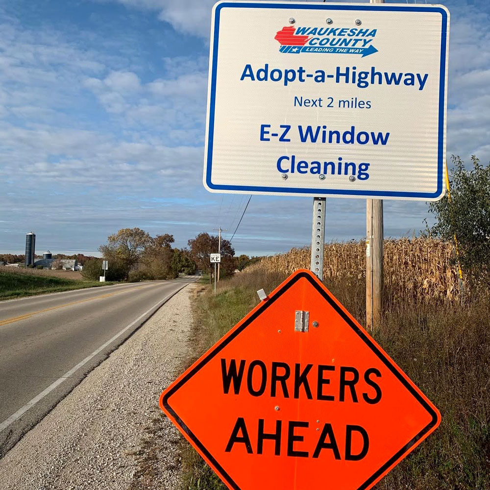 Adopt-a-Highway E-Z Window Cleaning